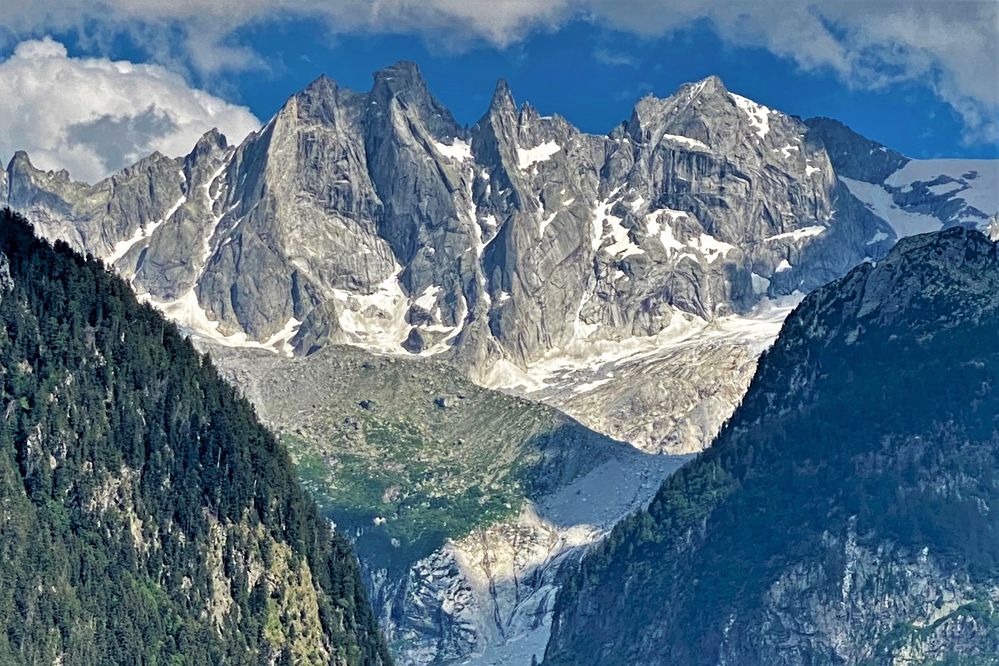  Bondasca-Gruppe mit Sciora, Piz Cengalo und Piz Badile, 