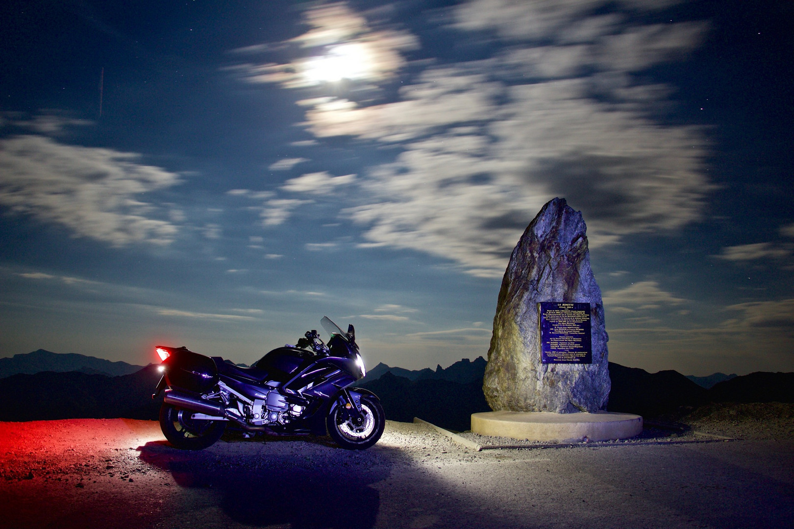 Bonette bei Nacht