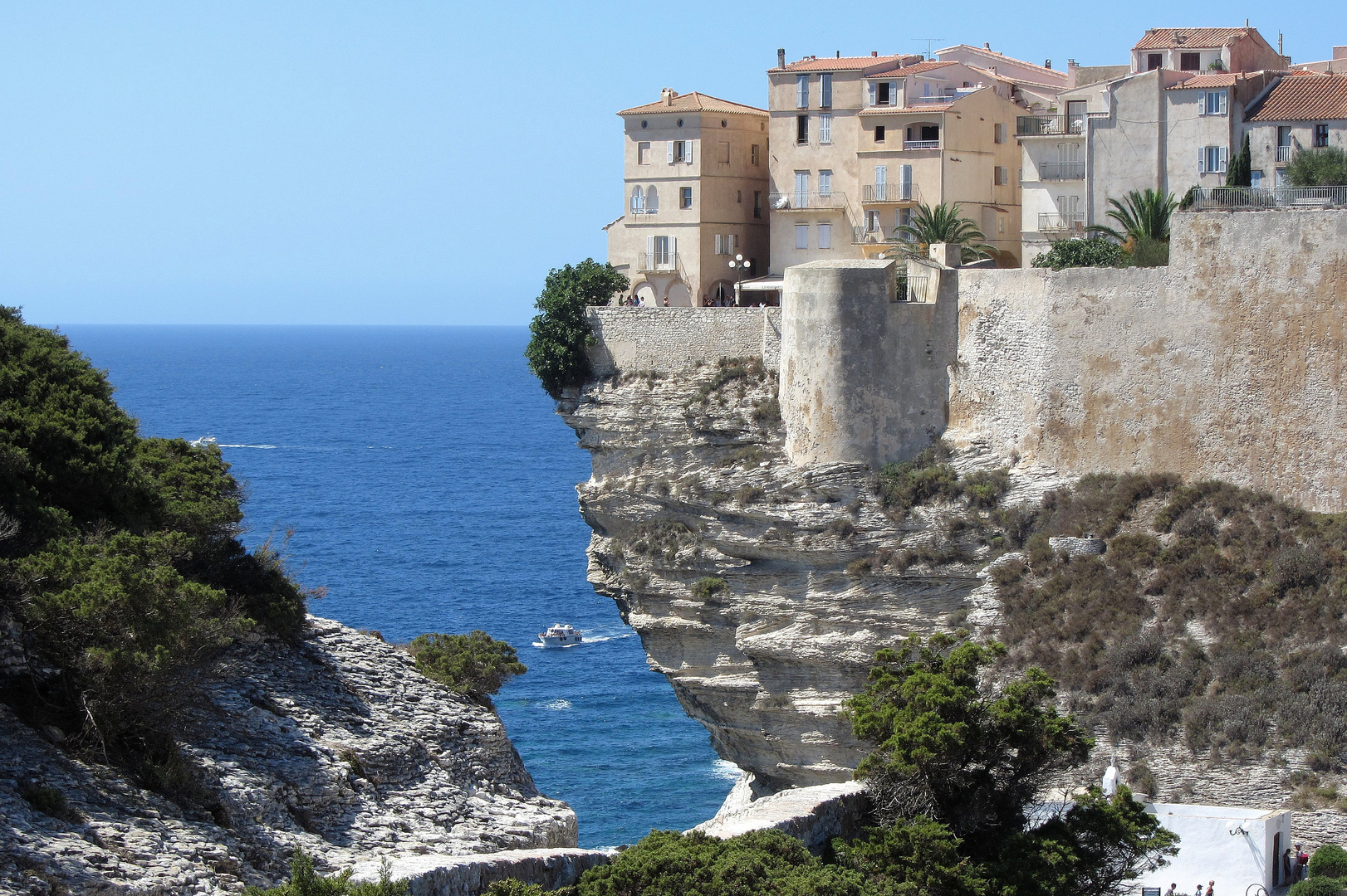 Bonifacio - leben über dem Meer