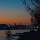 Bonn, Abendstimmung am Rhein