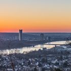 Bonn: Sonnenuntergang von der Schäl Sick