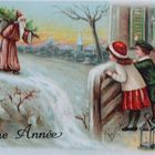 Bonne Année Weihnacht Sankt Nikolaus 1930