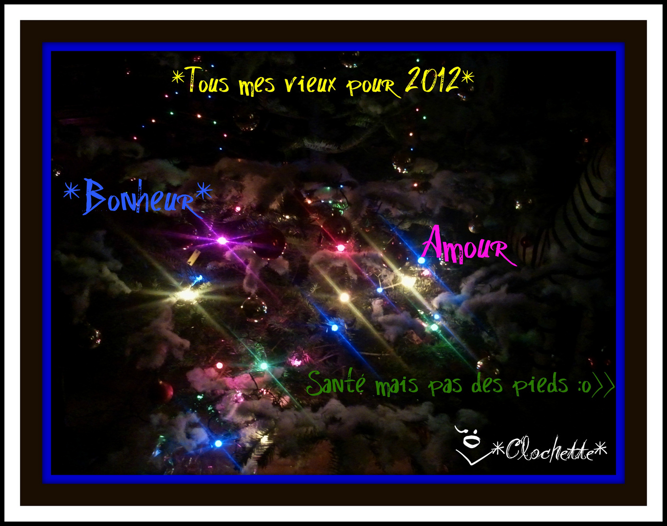 "BONNE ET HEUREUSE ANNEE 2012 A TOUTES ET A TOUS"