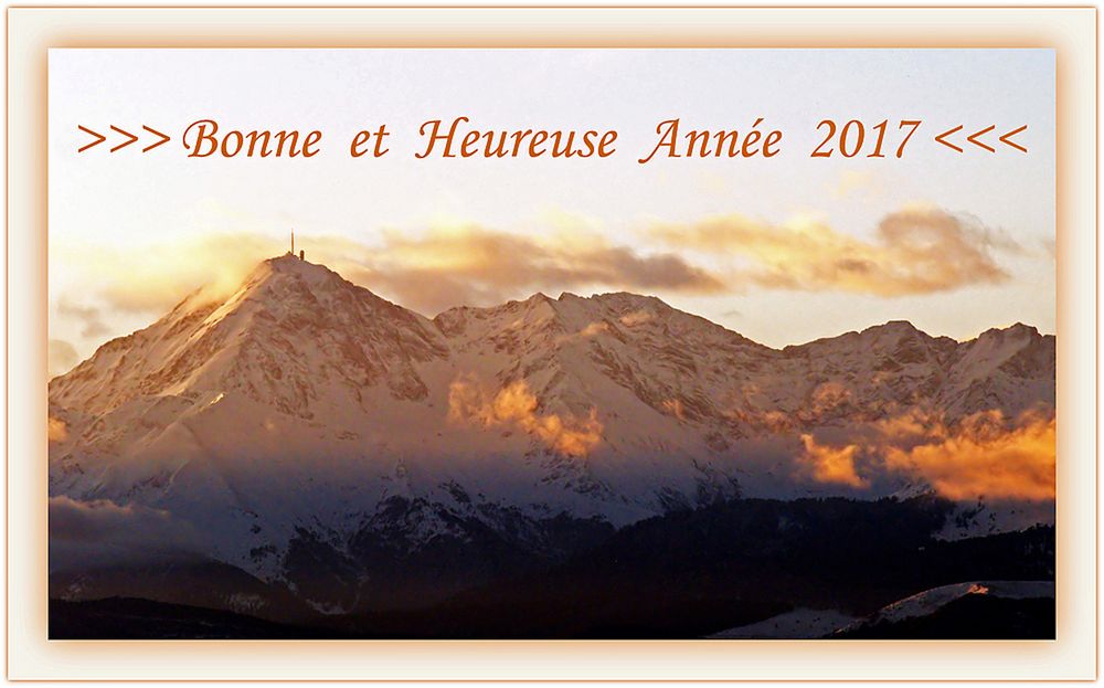 Bonne et Heureuse Année  --  2017  --  Ein sehr Gutes Neues Jahr