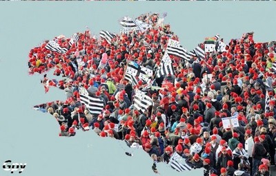 bonnets rouges à KEMPER