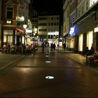 Bonngasse in Bonn bei Nacht