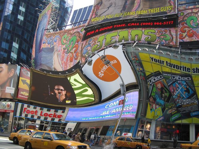 Bono at Times Square