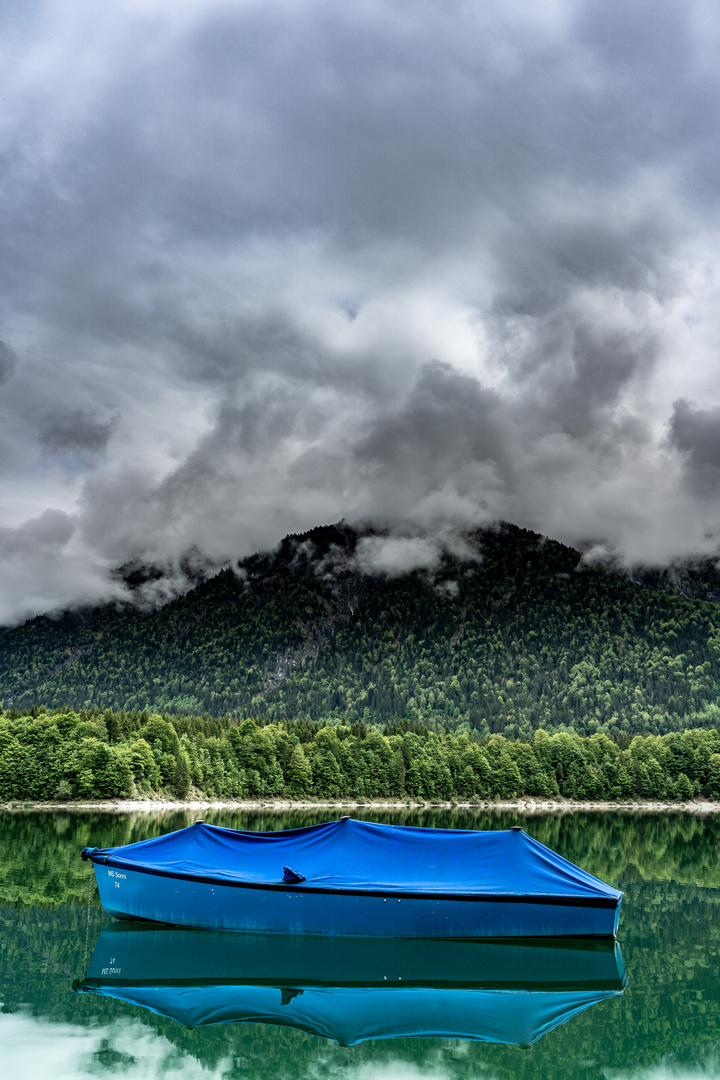 Boot am Bergsee