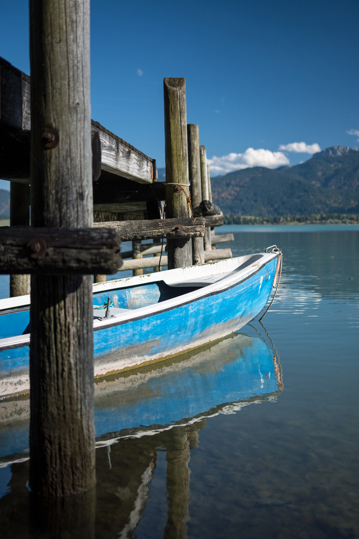 Boot am Forgensee