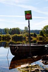 Boot am Kirnbergsee