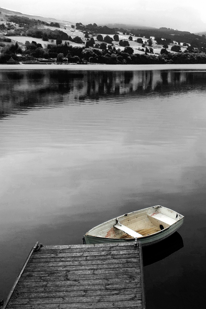 Boot am Loch Tey