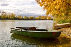 Boot am Seerand