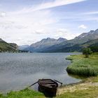 Boot am Silsersee