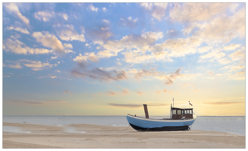 Boot am Strand