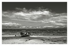 Boot am Strand