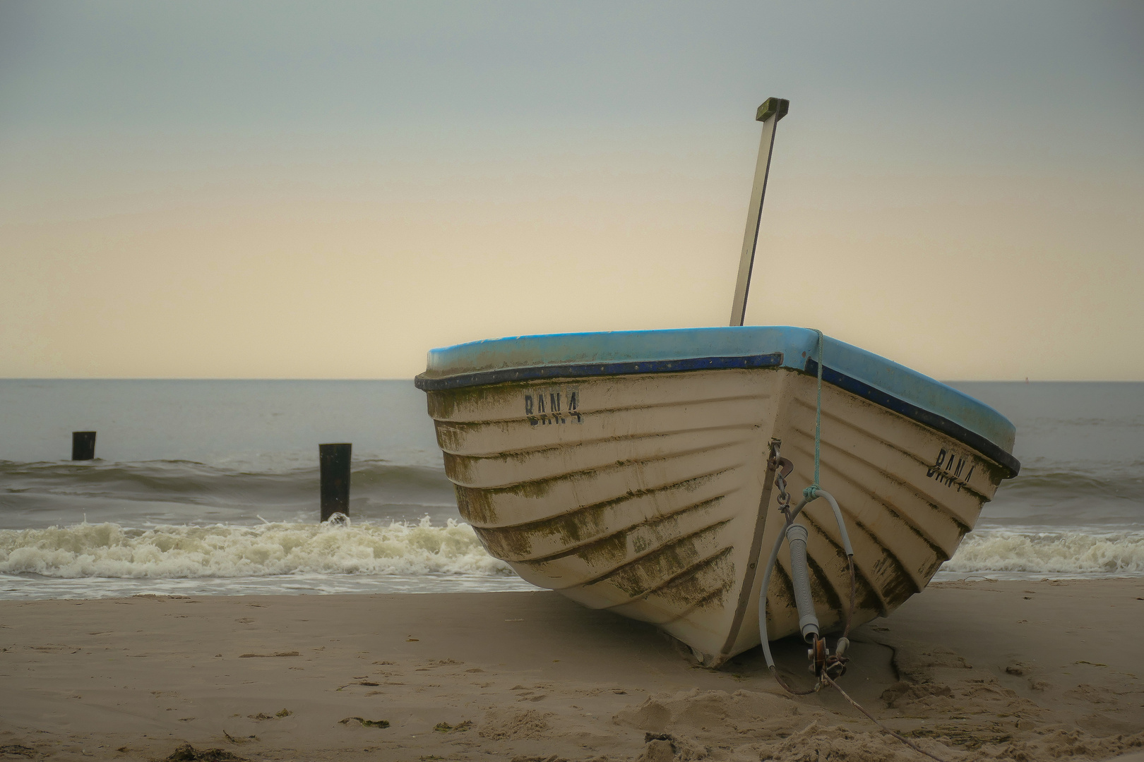 Boot am Strand