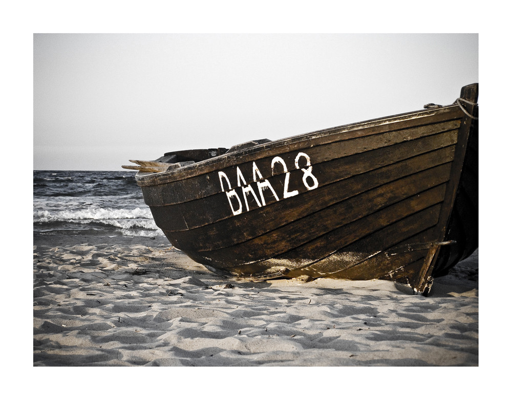 Boot am Strand