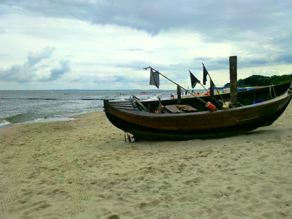 Boot am Strand