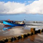 Boot am Strand