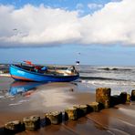 Boot am Strand