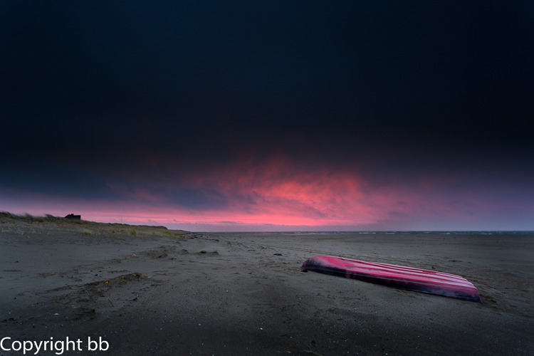 Boot am Strand