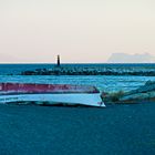 Boot am Strand