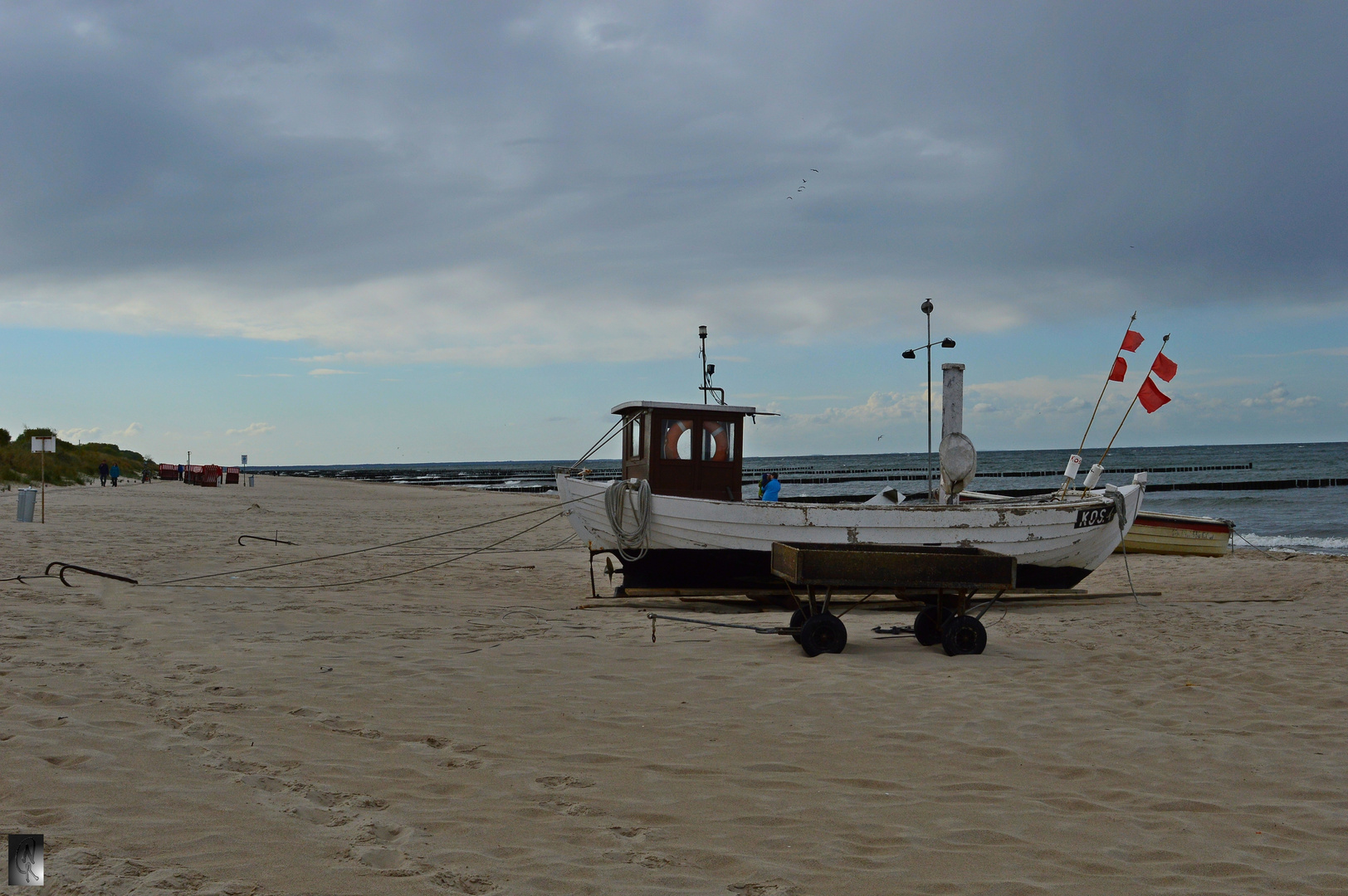 Boot am Strand