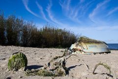 Boot am Strand