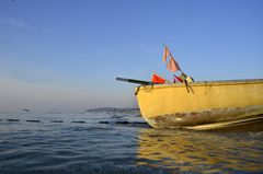 Boot am Strand