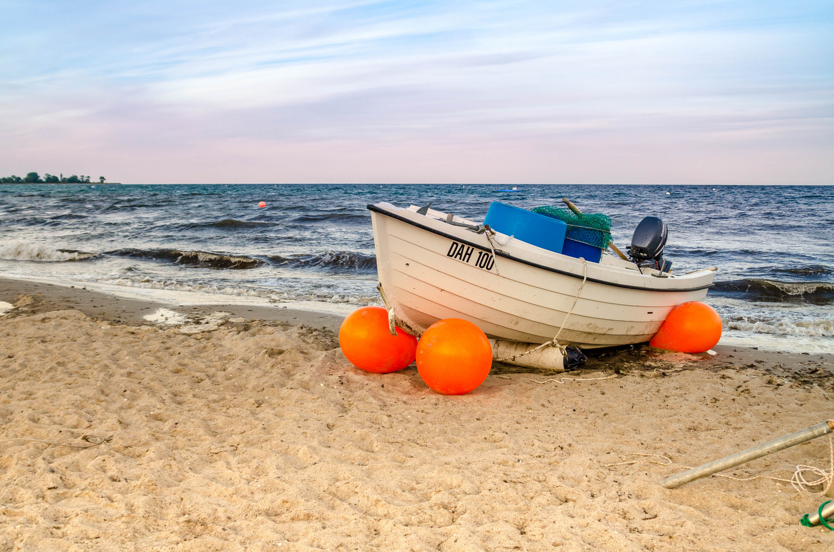 Boot am Strand