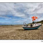 Boot am Strand ...