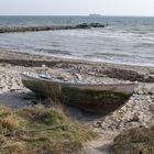 Boot an der Ostsee bei Strande