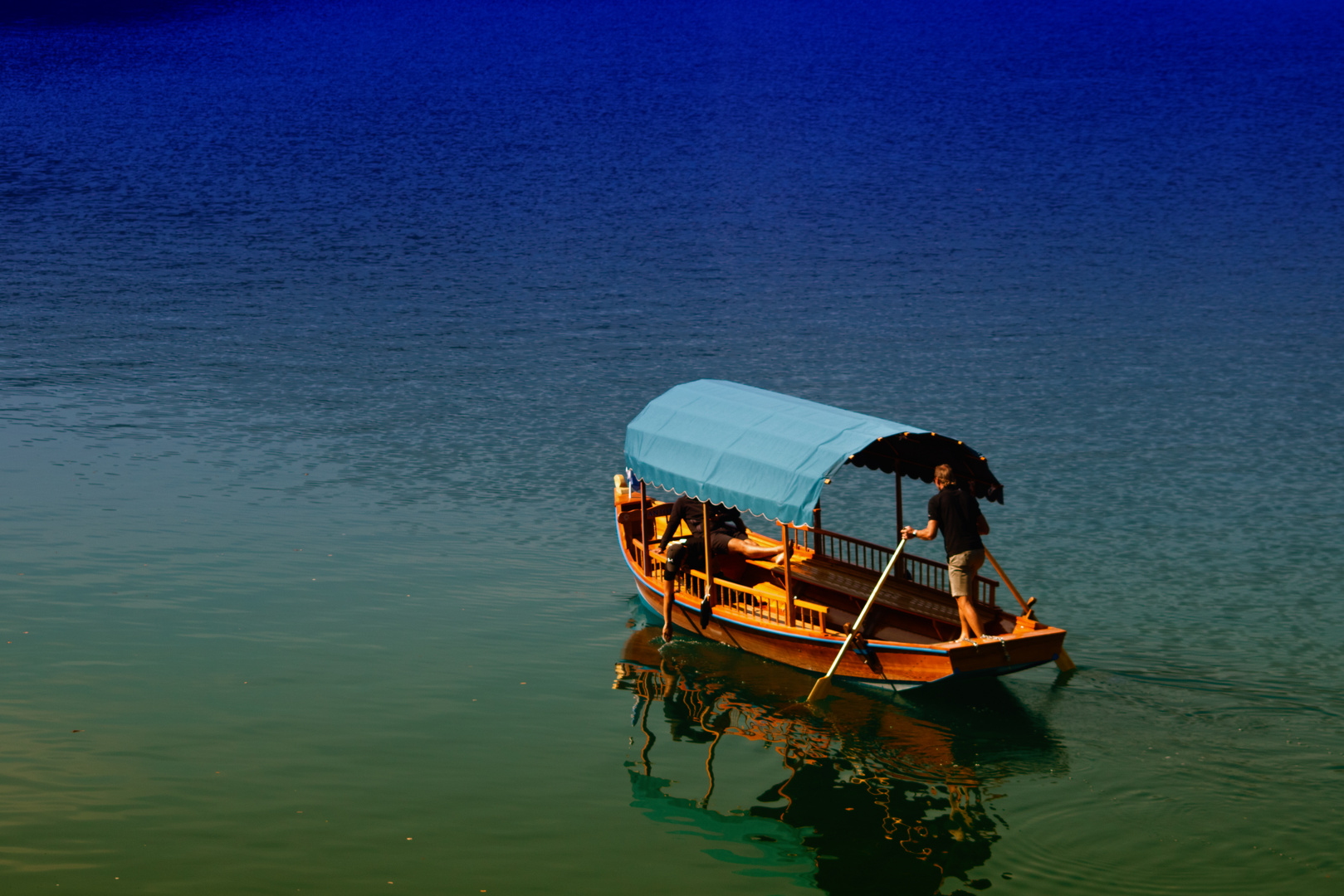 Boot auf Bleder See