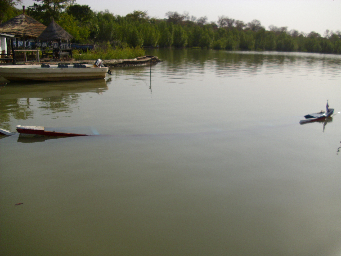 Boot auf dem Gambia