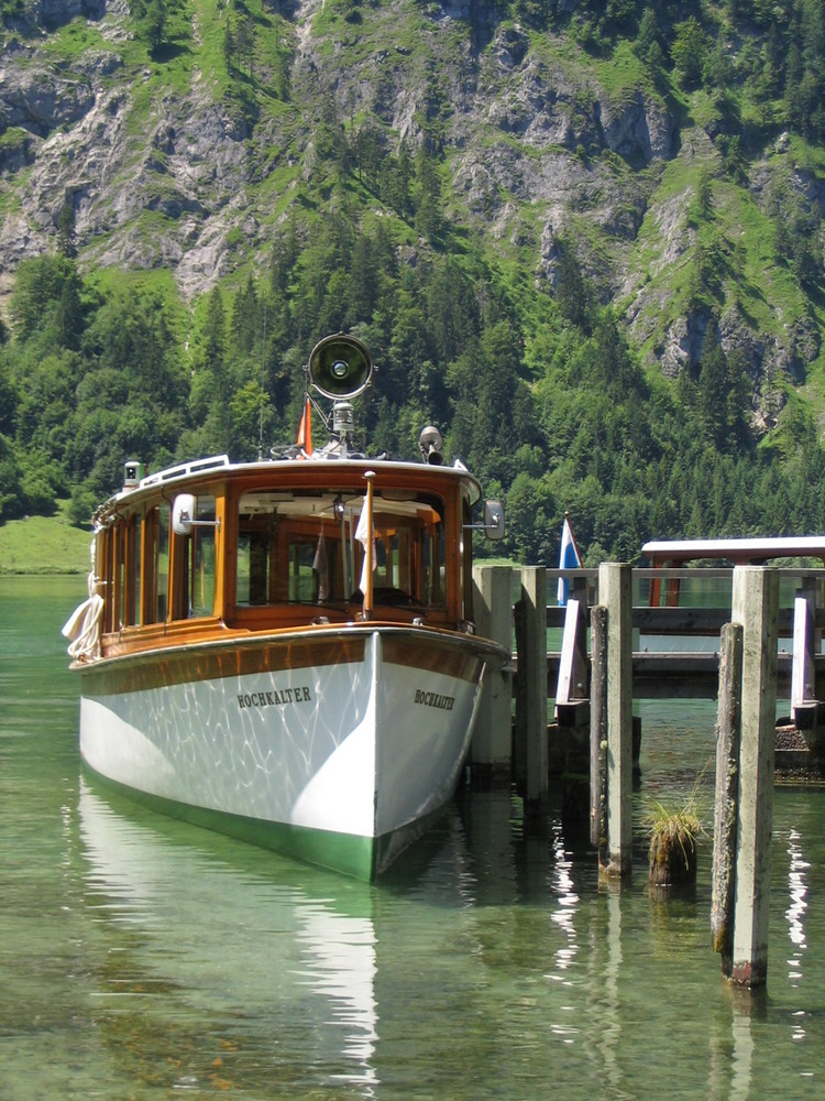 Boot auf dem Königssee (Bayern)