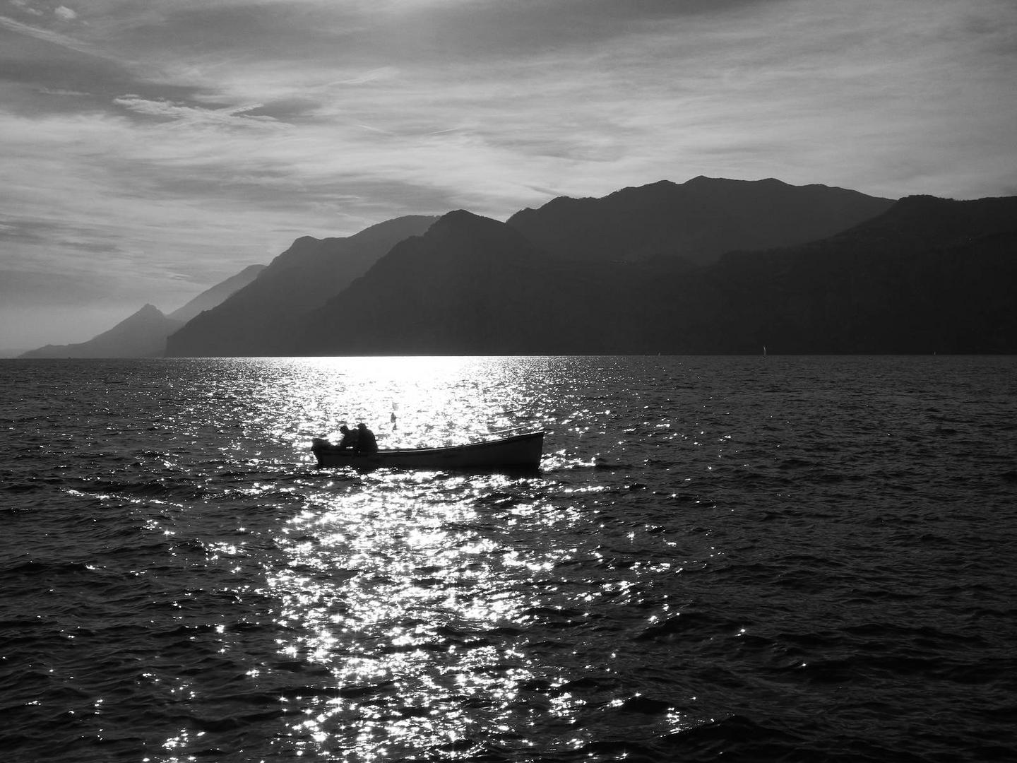 Boot auf dem Lago