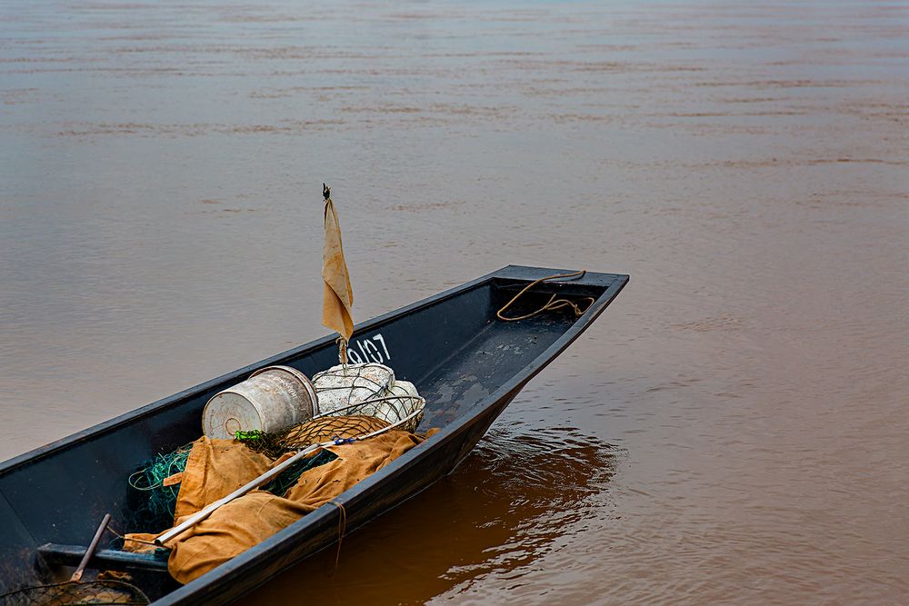 Boot auf dem Mekong