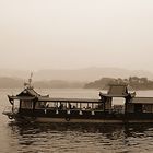 Boot auf dem Qiandao See