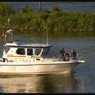 Boot auf dem Rhein