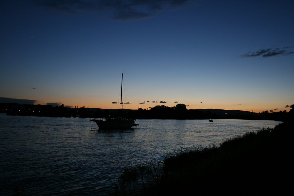 boot auf dem rhein