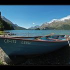 Boot auf dem Silsersee