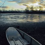 boot auf dem trockenen