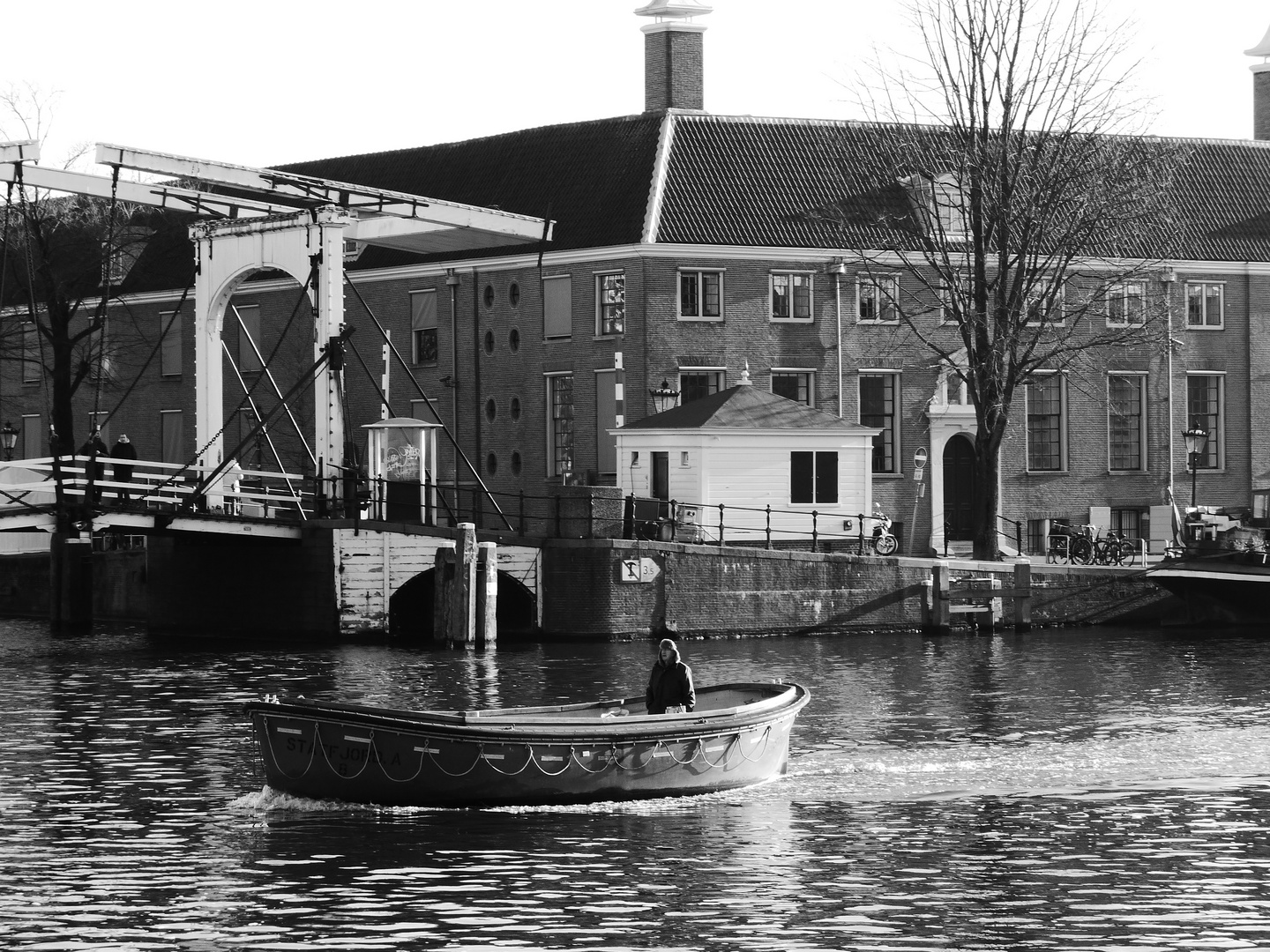 Boot auf der Amstel