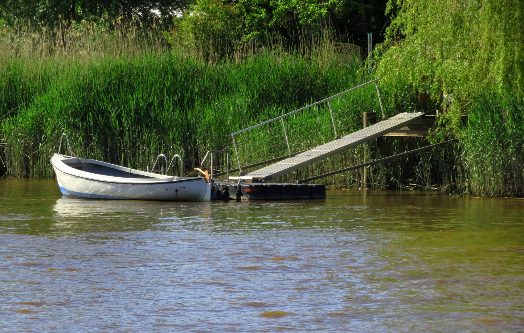 Boot auf der Oste ... 