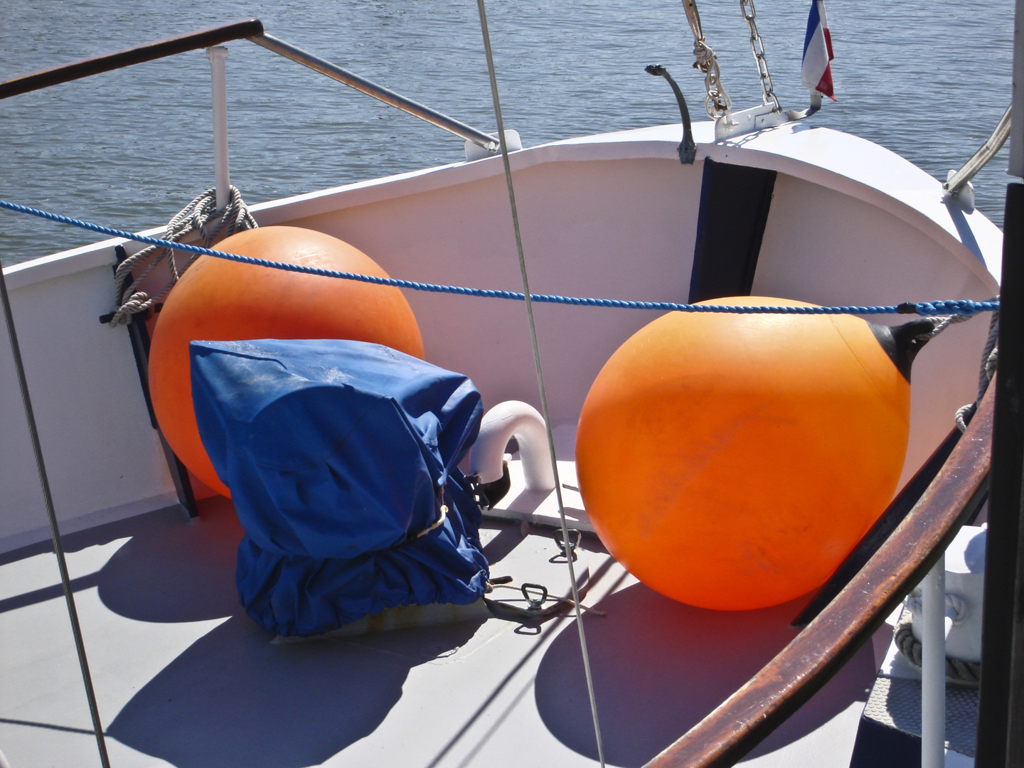 Boot im Büsumer Hafen