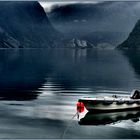 boot im fjord
