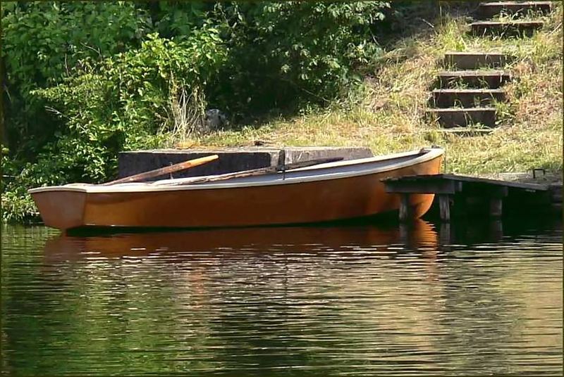 Boot im frühen Abendlicht....