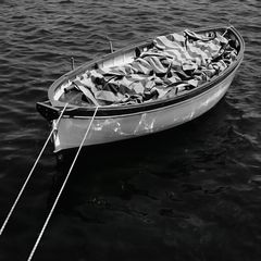 Boot im Hafen von Piombino