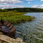 Boot im Haithabuer Hafen