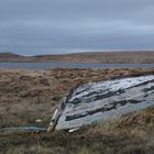 Boot im Moor - Schottland